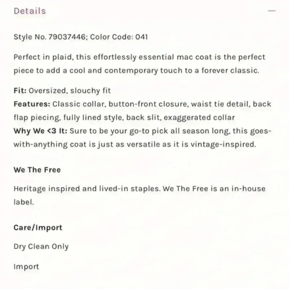 Free People We The Free Trench Coat, Small - Picture 13 of 13